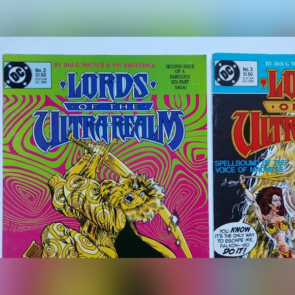 LORDS OF THE ULTRA REALM DC Comics 1986 (5) & 1987 (1) - Picture 5 of 5